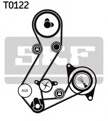 SKF VKMA 04107 Комплект ременя ГРМ