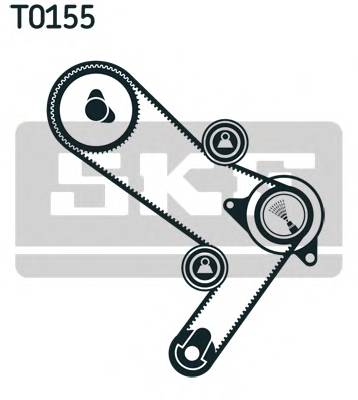 SKF VKMA 02386 Комплект ременя ГРМ