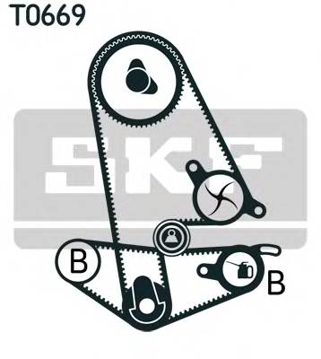 SKF VKMC 93600 Водяний насос +