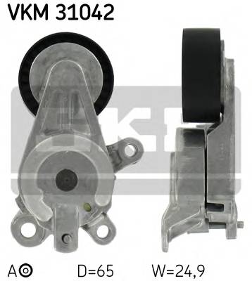 SKF VKM 31042 Натяжной ролик, поликлиновой