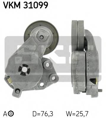 SKF VKM 31099 Натяжний ролик, полікліновий