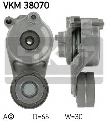 SKF VKM 38070 Натяжной ролик, поликлиновой