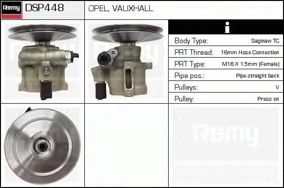 DELCO REMY DSP448 Гидравлический насос, рулевое