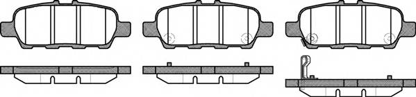 ROADHOUSE 2876.31 Комплект гальмівних колодок,