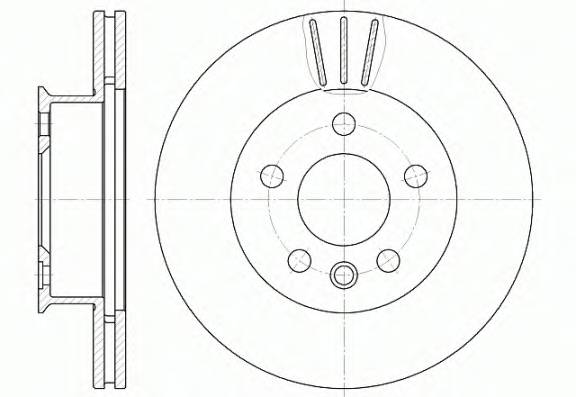 REMSA 6416.10 Тормозной диск