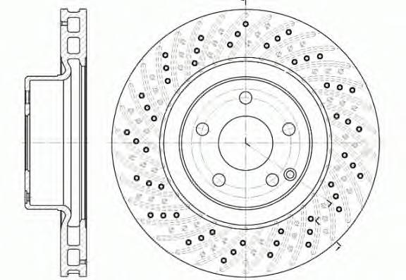 REMSA 6780.10 Тормозной диск