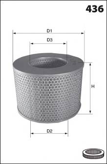 MECAFILTER EL3158 Воздушный фильтр