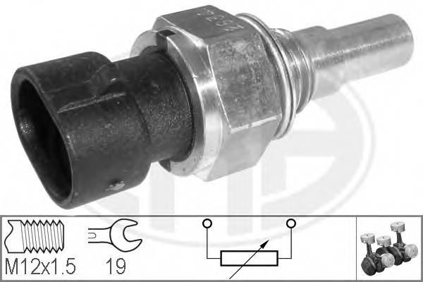 ERA 330107 Датчик, температура охлаждающей