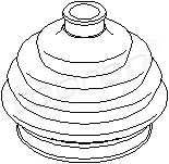TOPRAN 103 392 Пыльник, приводной вал