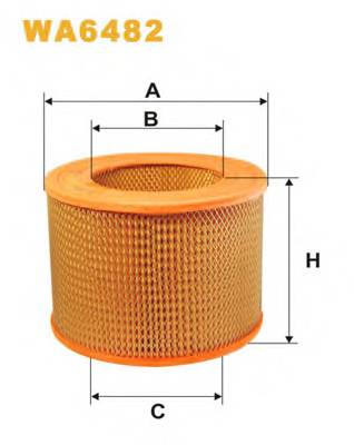 WIX FILTERS WA6482 Повітряний фільтр