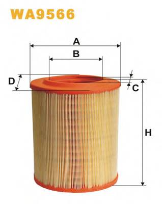 WIX FILTERS WA9566 Воздушный фильтр