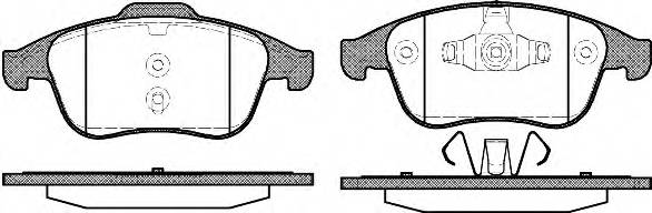 WOKING P12893.00 Комплект тормозных колодок,