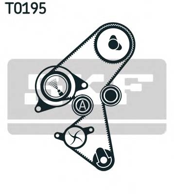 SKF VKMA 03316 Комплект ременя ГРМ