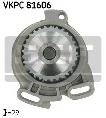 SKF VKPC 81606 Водяний насос