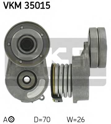 SKF VKM 35015 Натяжний ролик, полікліновий