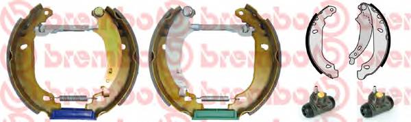 BREMBO K 68 067 Комплект гальмівних колодок