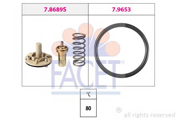 FACET 7.8689 Термостат, охлаждающая жидкость