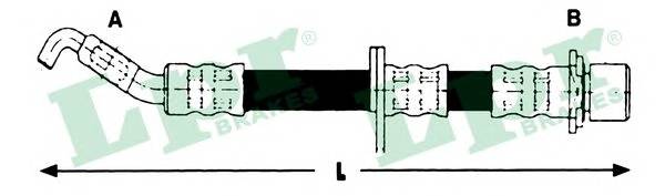 LPR 6T48134 Тормозной шланг