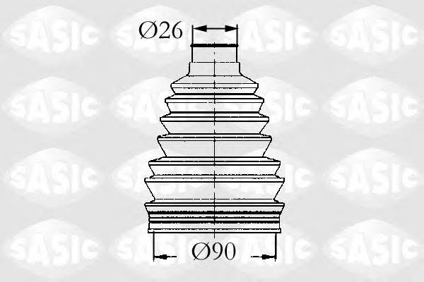 SASIC 4003441 Комплект пильника, приводний