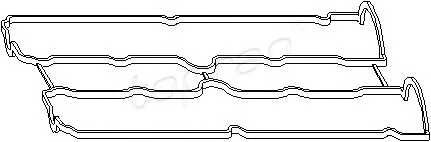 TOPRAN 206 133 Прокладка, кришка головки