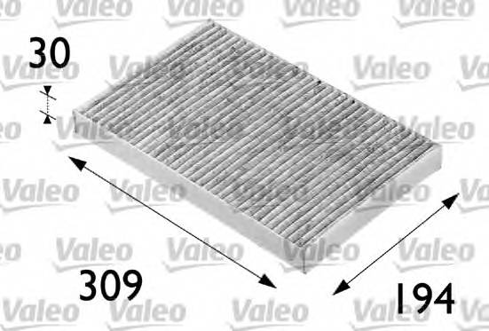 VALEO 698682 Фільтр, повітря у