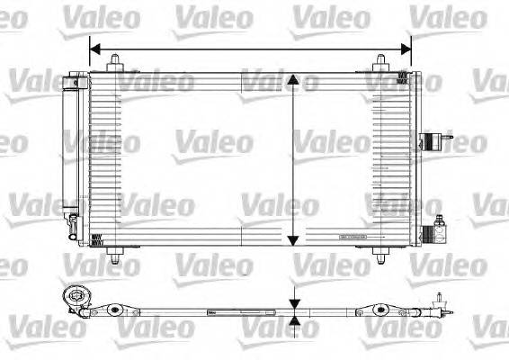 VALEO 817508 Конденсатор, кондиционер