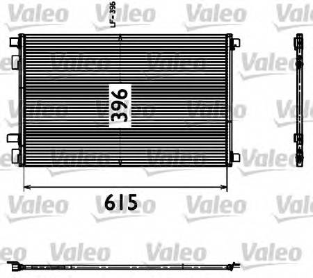 VALEO 817608 Конденсатор, кондиционер