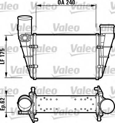 VALEO 817625 Інтеркулер