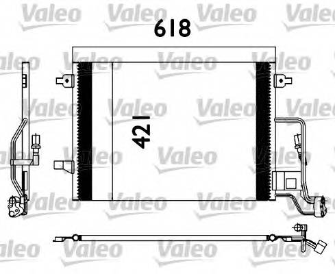 VALEO 817679 Конденсатор, кондиционер