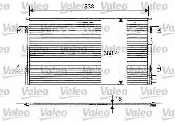 VALEO 817701 Конденсатор, кондиционер