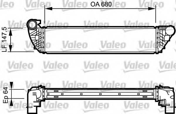 VALEO 817828 Интеркулер