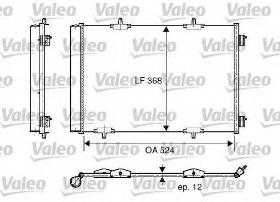 VALEO 818015 Конденсатор, кондиционер