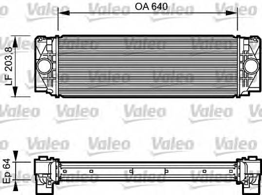 VALEO 818732 Интеркулер