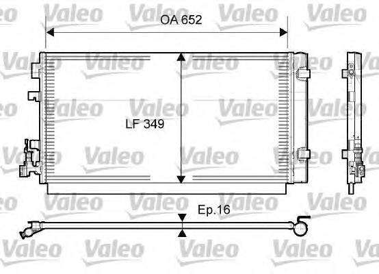 VALEO 814094 Конденсатор, кондиционер