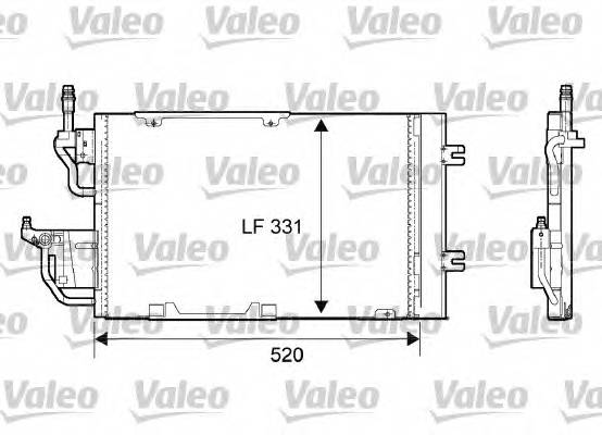 VALEO 818168 Конденсатор, кондиционер