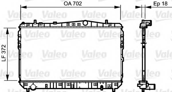 VALEO 735159 CHЈODNICA LACETTI