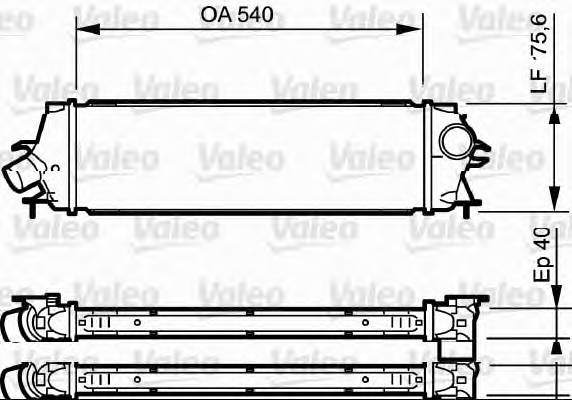 VALEO 818771 Інтеркулер