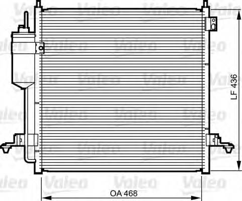 VALEO 814214 Конденсатор, кондиционер