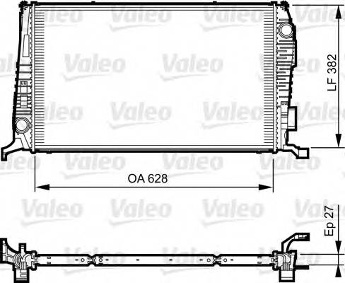 VALEO 735279 Радиатор, охлаждение двигателя