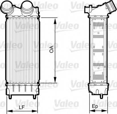 VALEO 818226 Интеркулер