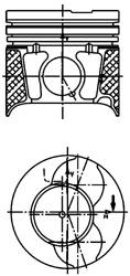 KOLBENSCHMIDT 40469600 Поршень