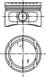 KOLBENSCHMIDT 99562600 Поршень