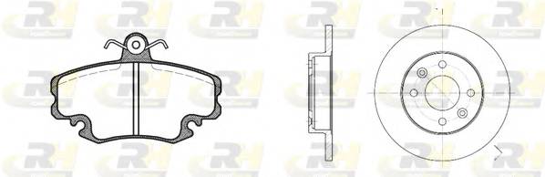 ROADHOUSE 8141.04 Комплект тормозов, дисковый