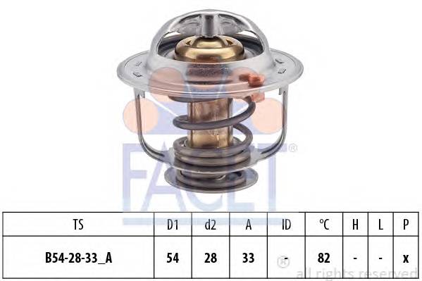 FACET 7.8371S Термостат, охлаждающая жидкость