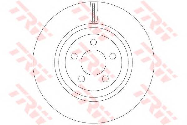 TRW DF6244S Тормозной диск