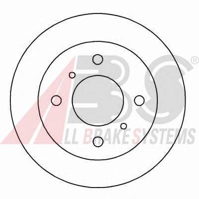 A.B.S. 16104 Тормозной диск