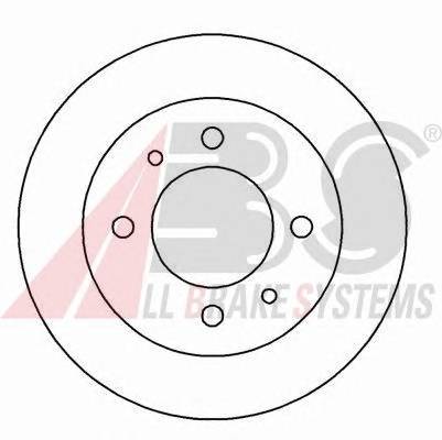 A.B.S. 16563 Тормозной диск