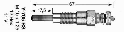 NGK 1249 Свеча накаливания