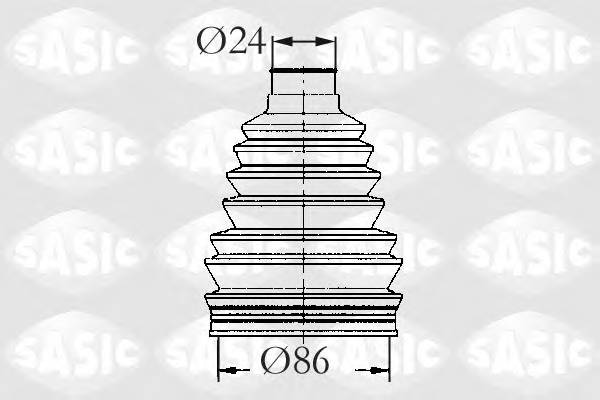 SASIC 2933053 Комплект пылника, приводной