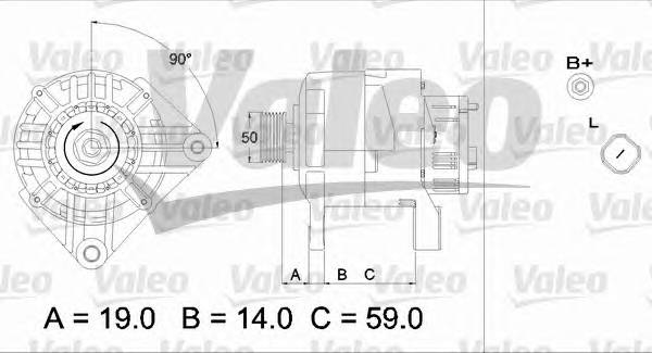 VALEO 437423 Генератор